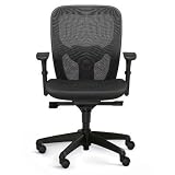 Polo Chair with Black Mesh Back and Fabric Seat