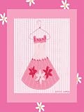 Art4Kids Little Pink Dress I Mounted Art Print -09x12