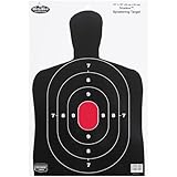 Birchwood Casey Dirty Bird BC27 Shadow Target (Pack of 8), 12x8-Inch, Black