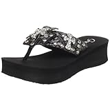 Grazie Women's Lavida Flip Flop,Black,8.5 B US