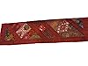 Patchwork Brown Table Runner Art Decor Tapestry Wall Hanging 60 X 20