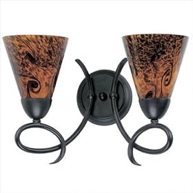 Tango Vanity Light in Painted Bronze