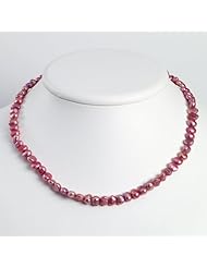 18 Inch Sterling Silver Pink Freshwater Cultured Pearl Necklace
