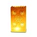 Night Sky Lanterns Candle Luminary Bags (Pack of 10) – Snowflake Design 2