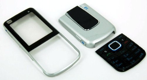 U-Bop Housing Fascia Kit For Nokia 6220 Classic , Silver