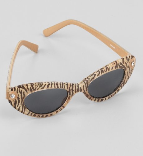 Younger Girls Animal Print Sunglasses
