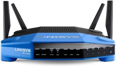 Linksys WRT1900AC Dual-Band+ Wi-Fi Wireless Router with Gigabit & USB 3.0 Ports and eSATA, Smart Wi-Fi Enabled to Control Your Network from Anywhere