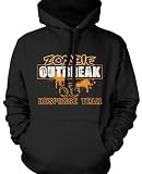 Zombie Outbreak Response Team Mens Zombie Sweatshirt, Horror Movie Style Pullover Hoodie