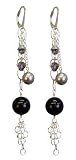 Black Tie Chain Earring