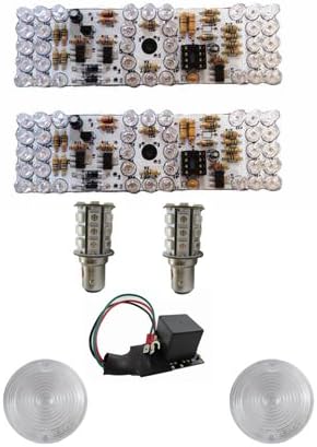 MP-COMBO-65 Rear LED sequential taillight Kit PLUS front LED turn signals