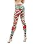 Women Leggings - Sunzel Women's Digital Print Ankle Length Footless Design Leggings Christmas Lollipops