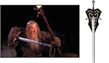 Sporting Goods : LOTR Glamring, The Sword of Gandalf, Leather Wrapped