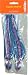 Sporting Goods : Boones Octopus Skirt - 7 3/4" Blue/Pink/Silver