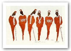 Kappas (Brothers of the Diamond) by Ted Ellis 10"x17" Art Print Poster African-American