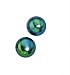Elements Sterling Silver Ladies E3064B Black Freshwater Pearl Stud Earrings