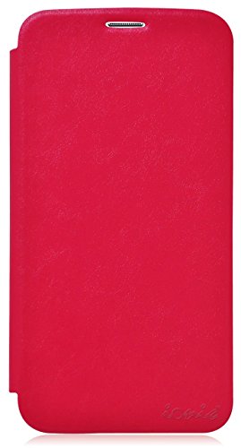 Ionic Designer CONTOUR Leather Samsung Galaxy S5 Case 2014 Smartphone (AT&T, T-Mobile, Sprint, Verizon) (Red)