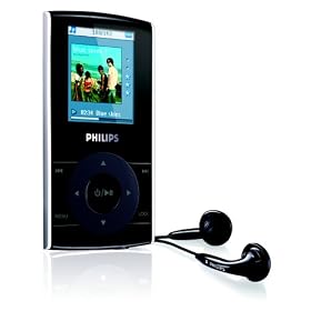 Philips SA51 2 GB Flash Video MP3 Player with FM Radio and 1.8-Inch Screen (Black)