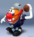 NFL Sports Spuds New England Patriots Mr. Potato Head