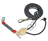 Guardian Fall Protection 04638 Kernmantle Horizontal Lifeline System with Tensioner, 2 O-Rings, 2 Web Slings, 2 Steel Carabineers and SOS-Bag, 30-Foot