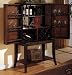 WINE BAR WITH DIAMOND CARVED DOORS