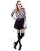 HDE Women's Cute Tattoo Print Stockings Novelty Design Sheer Tights Pantyhose