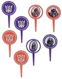 Transformers Movie Spinning Cupcake Picks 12 Pack