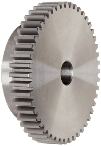 Boston Gear NB48A Spur Gear, Steel, Inch, 16 Pitch, 0.500