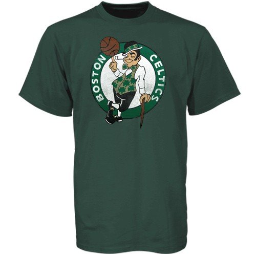 Majestic Boston Celtics Green Faded Logo T-shirt