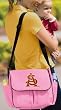 ASU Logo Diaper Bag Official NCAA College Logo Deluxe Arizona State University - Pink Baby Bag - BEST Baby Shower GIFT for New Dad, Father or New Mom Mother GIFTS