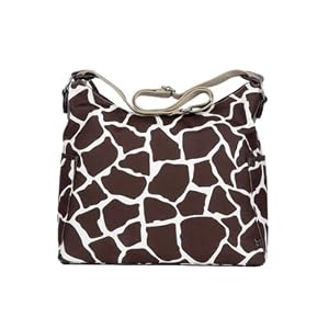 OiOi Giraffe Print Hobo Diaper Bag