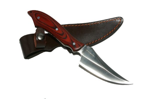 Cobalt Fixed Blade Knife with Sheath (Real Wood Handle)- 440 High Quality Stainless Steel Cobalt Fixed Blade Knife with Sheath (Real Wood Handle)- 440 High Quality Stainless Steel Hunting Knives