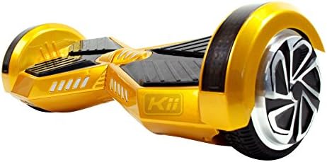 Self Balancing Scooter, Electric Skateboard Smart Balance Scooter 2 Wheel - KiiRover Mark III - Hover Mini Board, Remote Key, Bluetooth Speakers, USA Warranty & Support 100% Guaranteed (Gold)