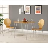 Ameriwood 3517096 Set Bentwood Round Dining Table in Natural Ameriwood 3517096 Set Bentwood Round Dining Table in Natural