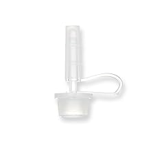 Qosina 74033 LDPE Snip Off Tip with Integral Cap, For Bellows Bottle (Pack of 25)