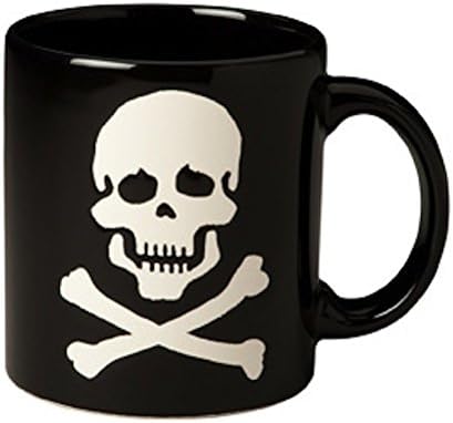 Waechtersbach Konitz Halloween Black Coffee Tea Mug Cup Skull