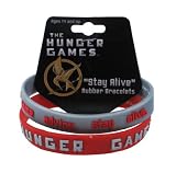 The Hunger Games Stay Alive Rubber Bracelet 2-Pack