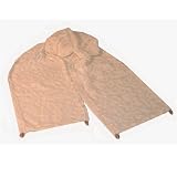 PlanetScarf's Ivory Squares Scarf in Burnout Velvet Finished with Charms or Cloisonne Beads.