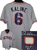 Al Kaline Autographed/Hand Signed Detroit Tigers Gray Cooperstown Collection Jersey HOF 80