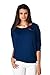 Jubilee Couture Women's Color Dolman 3/4 Sleeve Pullover Tee Shirt Top Blouse