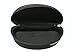 Flying Fisherman Zipper Shell Sunglass Case, Belt Loop and Clip (Black)