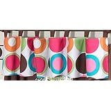 Modern Deco Dot Window Valance by Sweet Jojo Designs