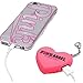 Victoria's Secret PINK Portable Phone Rechargeable Backup Battery Heart Keychain