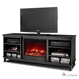 IMAGE OF Real Flame Eli Wall Fireplace Indoor Ventless Fireplaces 4400E-Black