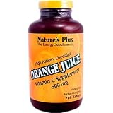 Nature's Plus Orange Juice Vitamin C Supplement, 500 mg, 180 Tablets by ClubNatural