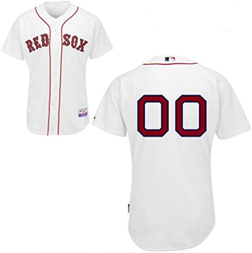 Boston Red Sox Custom Home White Jersey Size L