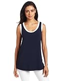 IMAGE OF Red Dot Women's Loose Tunic Shirt, Dress Blue/White, Medium