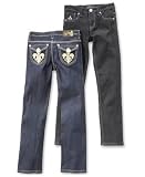 Pepe Jeans Girls Embellished Straight-Leg Jeans