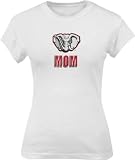 41BIebQ6DEL. SL160  Alabama Crimson Tide Womens Mom T Shirt