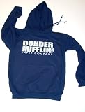 Blue The Office Dunder Mifflin Paper Co. Adult Hoodie (Sizes S-2XL)