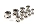 Flesh Tunnel Piercing Tube Plug Ohr 316L SILBER - Wähle deine Wunschgröße